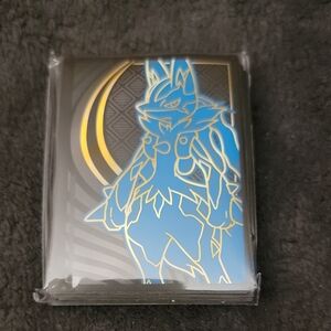 Mega Evolution Blue and Gold Card Sleeves